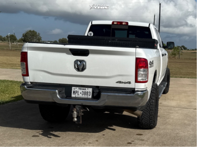 1 2019 2500 Ram Tradesman Bilstein Leveling Kit Hostile H135 Satin Black Asphalt