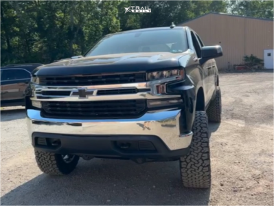 1 2020 Silverado 1500 Chevrolet Lt Rough Country Suspension Lift 6in Fuel Maverick Chrome