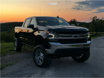 1 2020 Silverado 1500 Chevrolet Lt Rough Country Suspension Lift 6in Fuel Maverick Chrome