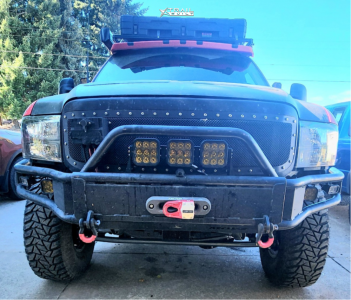 1 1999 F 250 Super Duty Ford Xlt Carli Suspension Lift 3in Method Mr701 Black