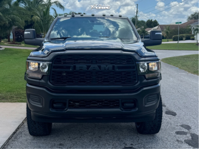 1 2024 2500 Ram Tradesman Skyjacker Suspension Lift 3in G Fx Tr19 Matte Black