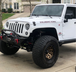 1 2017 Wrangler Jeep Unlimited Rubicon Teraflex Lifted Fuel Covert Bronze