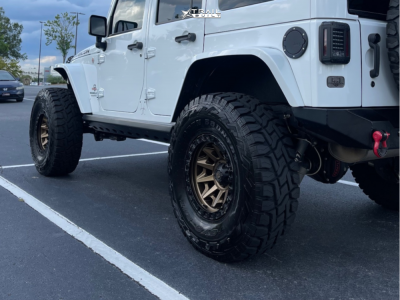 1 2017 Wrangler Jeep Unlimited Rubicon Teraflex Lifted Fuel Covert Bronze