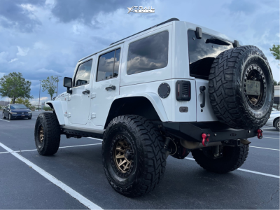 1 2017 Wrangler Jeep Unlimited Rubicon Teraflex Lifted Fuel Covert Bronze