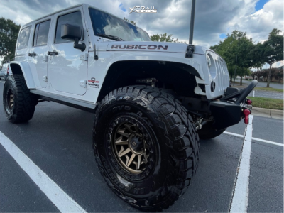 1 2017 Wrangler Jeep Unlimited Rubicon Teraflex Lifted Fuel Covert Bronze