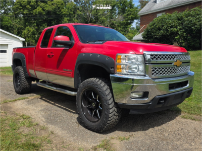 1 2011 Silverado 2500 Hd Chevrolet Ltz Torsion Keys Cranked Leveling Kit Gear Off Road Pivot Black Milled