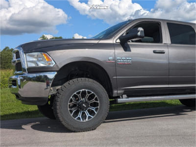 1 2016 3500 Ram Tradesman Rough Country Leveling Kit G Fx Tr19 Black Machined