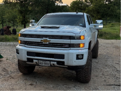 1 2017 Silverado 2500 Hd Chevrolet Ltz Cognito Leveling Kit Kmc Km542 Silver Machined