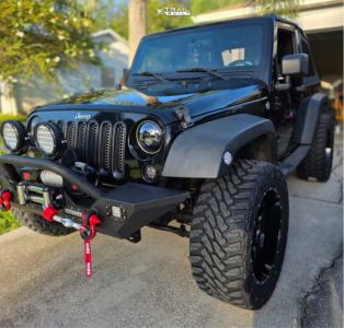 1 2011 Wrangler Jeep Sport Teraflex Leveling Kit Moto Metal Mo970 Gloss Black