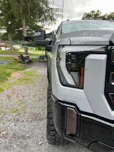 1 2024 Sierra 2500 Hd Gmc At4x Stock Stock Kmc Km451 Satin Black