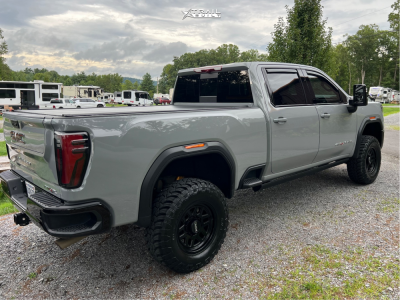 1 2024 Sierra 2500 Hd Gmc At4x Stock Stock Kmc Km451 Satin Black