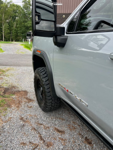 1 2024 Sierra 2500 Hd Gmc At4x Stock Stock Kmc Km451 Satin Black