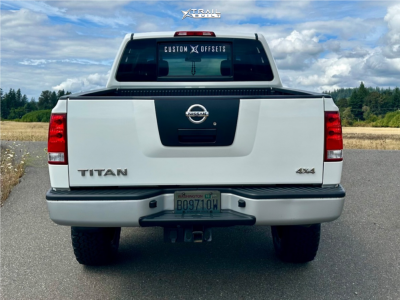 1 2012 Titan Nissan S Rough Country Suspension Lift 6in Fuel Rebar 6 Black