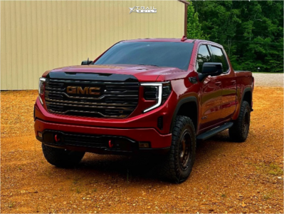 1 2025 Sierra 1500 Gmc At4 Readylift Leveling Kit Kmc Km552 Bronze Black