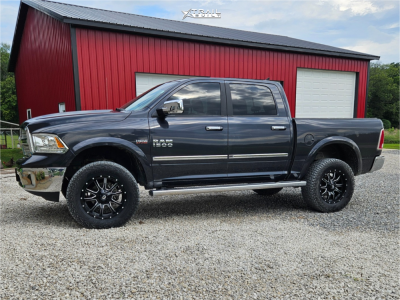 1 2018 1500 Ram Laramie Zone Suspension Lift 4in Fuel Vandal Black