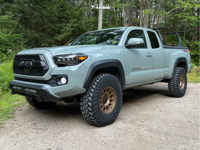 1 2022 Tacoma Toyota Trd Off Road Icon Suspension Lift 25in Method Mr703 Matte Bronze