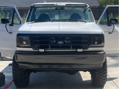 1 1995 F 150 Ford Xl Rough Country Suspension Lift 4in Full Throttle Ft 5092 Gloss Black