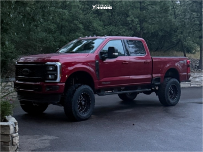 1 2025 F 250 Super Duty Ford Lariat Bds Suspension Lift 7in Tis 544bm Black Milled