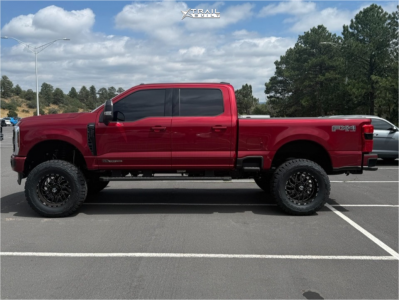 1 2025 F 250 Super Duty Ford Lariat Bds Suspension Lift 7in Tis 544bm Black Milled