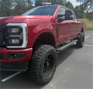 1 2025 F 250 Super Duty Ford Lariat Bds Suspension Lift 7in Tis 544bm Black Milled