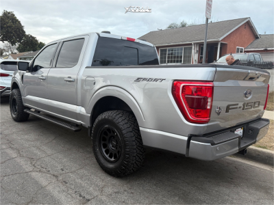 1 2023 F 150 Ford Xlt Rough Country Leveling Kit Method 305 Matte Black