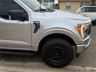 1 2023 F 150 Ford Xlt Rough Country Leveling Kit Method 305 Matte Black