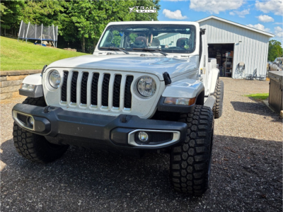 1 2021 Gladiator Jeep Overland Maxtrac Leveling Kit Vortek Vrd 703 Matte Black