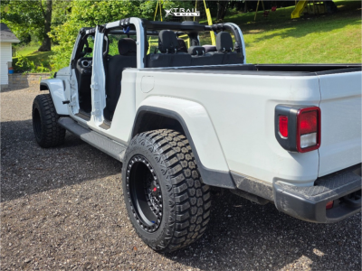 1 2021 Gladiator Jeep Overland Maxtrac Leveling Kit Vortek Vrd 703 Matte Black