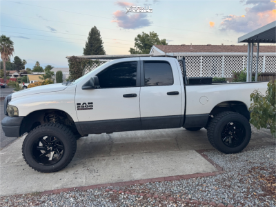 1 2003 Ram 2500 Dodge Slt Rough Country Suspension Lift 6in Arkon Off Road Lincoln Black Milled