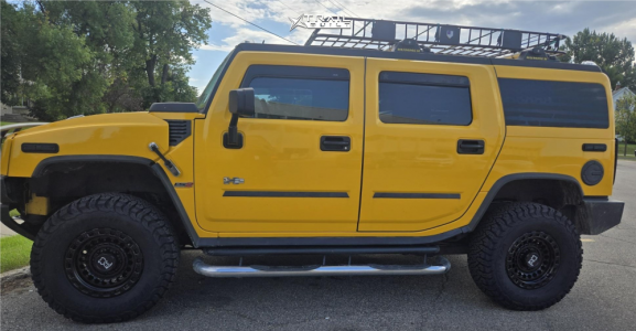 1 2005 H2 Hummer Base Stock Stock Black Rhino Sentinel Matte Black