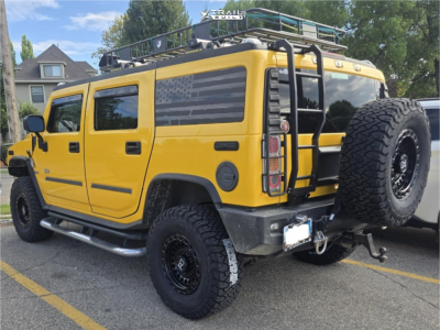 1 2005 H2 Hummer Base Stock Stock Black Rhino Sentinel Matte Black