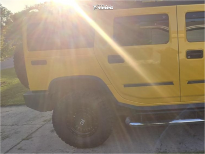 1 2005 H2 Hummer Base Stock Stock Black Rhino Sentinel Matte Black