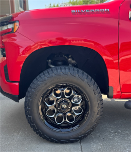 1 2022 Silverado 1500 Ltd Chevrolet Rst Rough Country Suspension Lift 35in Fuel Scepter Black Milled