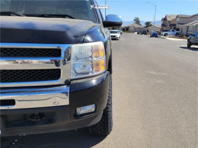 1 2011 Silverado 1500 Chevrolet Lt Unknown Leveling Kit Kmc Km552 Machined Black