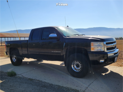 1 2011 Silverado 1500 Chevrolet Lt Unknown Leveling Kit Kmc Km552 Machined Black
