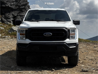 1 2021 F 150 Ford Xl Rough Country Suspension Lift 3in Method Mr305 Black