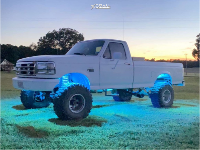 1 1994 F 150 Ford Xl Rough Country Suspension Lift 6in Mickey Thompson Classic Iii Polished