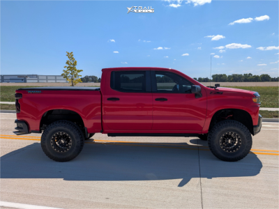 1 2019 Silverado 1500 Chevrolet Custom Trail Boss Readylift Suspension Lift 6in Scale 4x4 S04 Matte Black