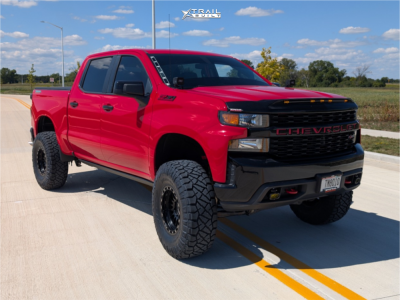 1 2019 Silverado 1500 Chevrolet Custom Trail Boss Readylift Suspension Lift 6in Scale 4x4 S04 Matte Black
