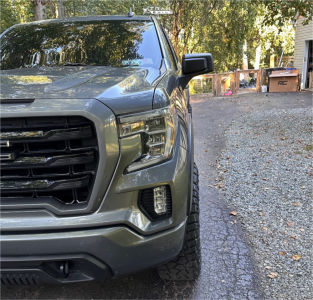 1 2021 Sierra 1500 Gmc Elevation Rough Country Suspension Lift 4in Vortek Vrt 603 Satin Black