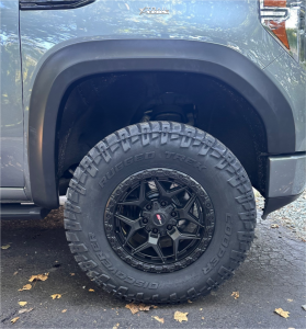 1 2021 Sierra 1500 Gmc Elevation Rough Country Suspension Lift 4in Vortek Vrt 603 Satin Black