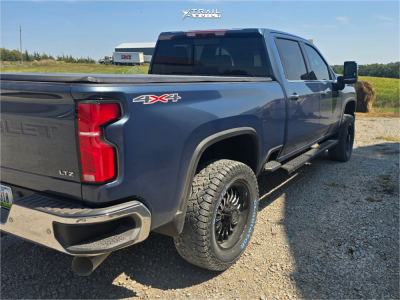1 2025 Silverado 2500 Hd Chevrolet Ltz Belltech Suspension Lift 25in Revenge Offroad Rv 204 Matte Black
