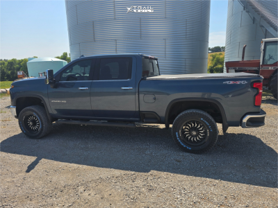 1 2025 Silverado 2500 Hd Chevrolet Ltz Belltech Suspension Lift 25in Revenge Offroad Rv 204 Matte Black