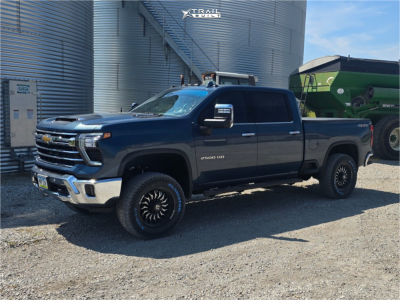 1 2025 Silverado 2500 Hd Chevrolet Ltz Belltech Suspension Lift 25in Revenge Offroad Rv 204 Matte Black
