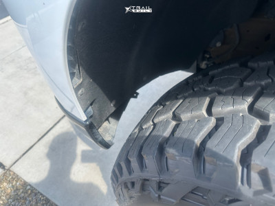 1 2023 Silverado 1500 Chevrolet Lt Trail Boss Readylift Leveling Kit Kmc Km542 Black