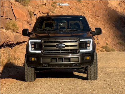 1 2019 F 150 Ford Xlt Eibach Suspension Lift 25in Method Mr316 Gloss Titanium