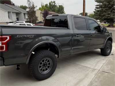 1 2019 F 150 Ford Xlt Eibach Suspension Lift 25in Method Mr316 Gloss Titanium