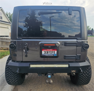 1 2017 Wrangler Jeep Rubicon Stock Stock Vision Sliver 360 Matte Black
