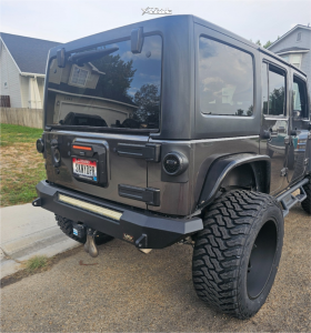 1 2017 Wrangler Jeep Rubicon Stock Stock Vision Sliver 360 Matte Black
