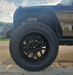 1 2017 Wrangler Jeep Rubicon Stock Stock Vision Sliver 360 Matte Black